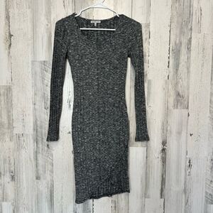 Charlotte Russe Gray midi dress